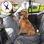 Bilskydd hund - quiltad sätesyta med nätfönster