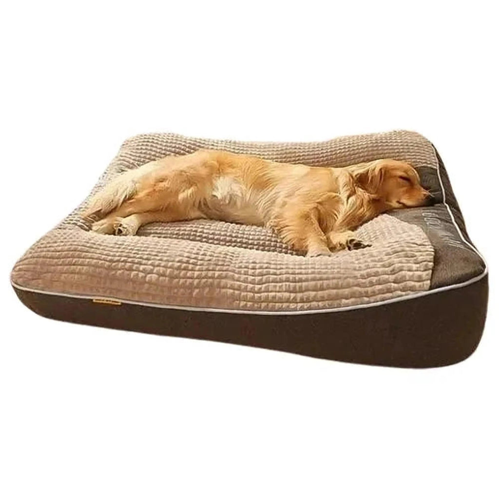 Hundbädd med höga sidokanter och bred liggyta - XL (80x64x18 cm), 2XL (100x75x21 cm), 3XL (120x95x21 cm)