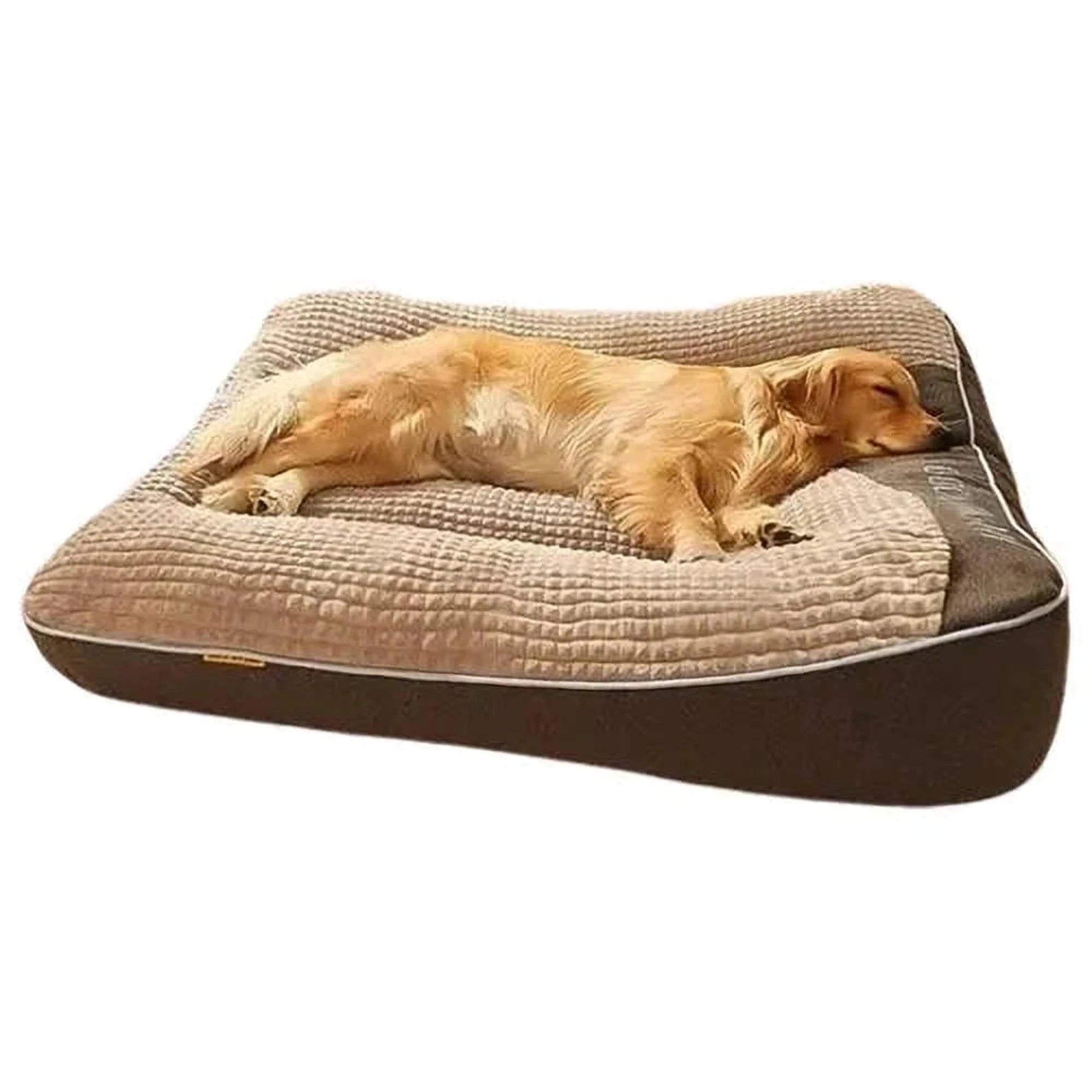 Hundbädd med höga sidokanter och bred liggyta - XL (80x64x18 cm), 2XL (100x75x21 cm), 3XL (120x95x21 cm)