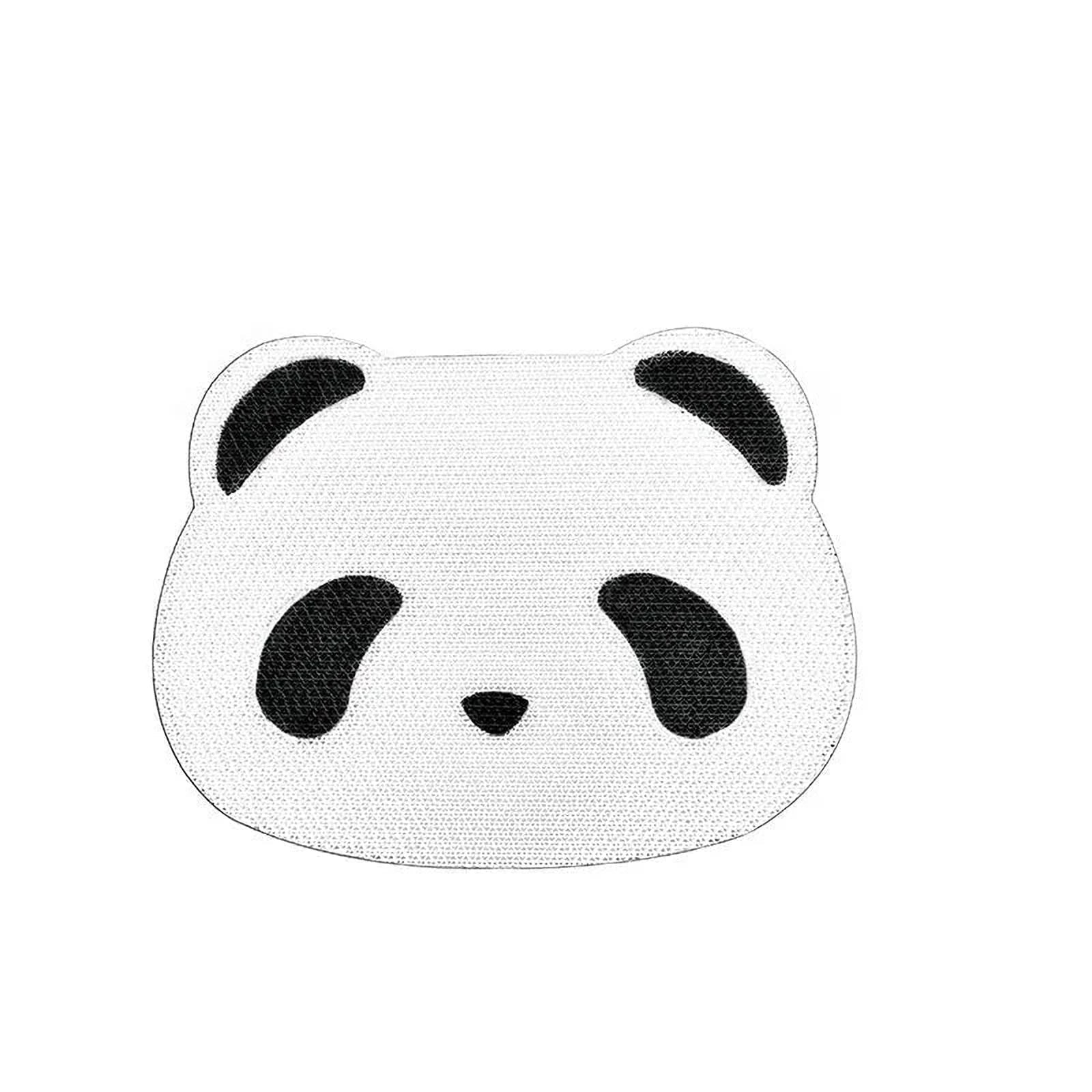 Klösbräda med figurmönster och plan yta för väggen - Panda