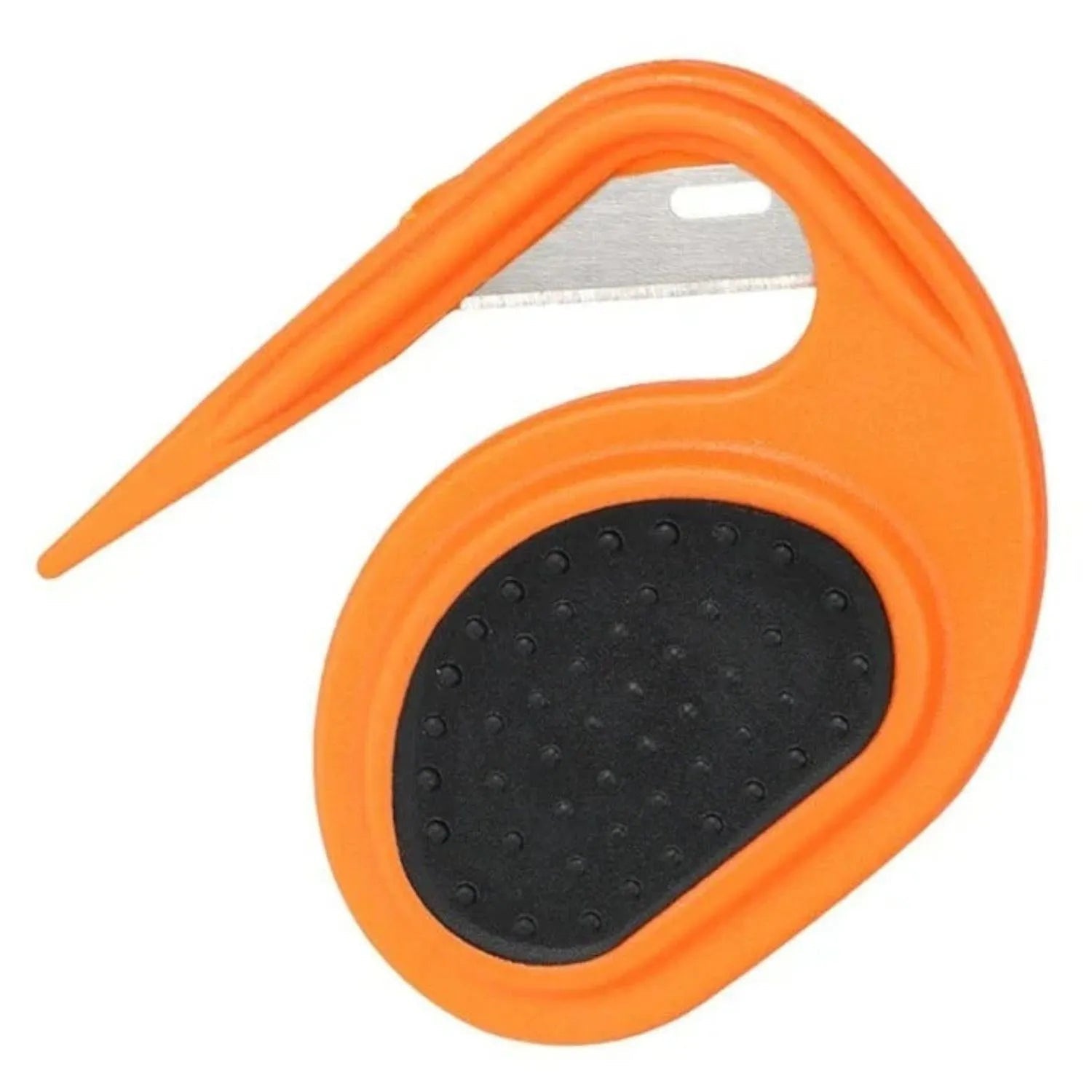 Pälsverktyg med liten krok och rundat brett grepp - Orange